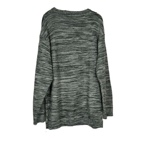 Vintage Wool Blend Patchwork Grandpa Sweater Mens Size XL - Picture 2 of 3